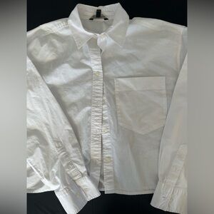 Banana Republic Crop Button Down